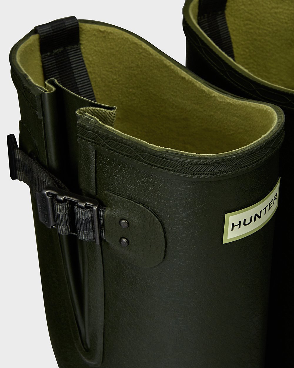 Botas De Altas Hunter Hombre Balmoral Bamboo Carbon - Verde Oscuro Oliva - Argentina 1568LSXDR